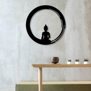 Buddha Metal Wall Art - by Home Rekha